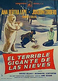 Terrible Gigante de Las Nieves, El (1963) Movie Poster