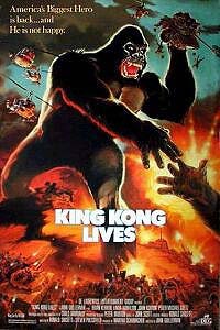 King Kong Lives (1986) Movie Poster