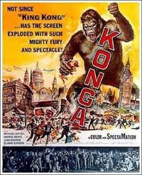 Konga (1961) Movie Poster