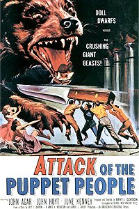 Attack of the Puppet People (1958) Movie Poster