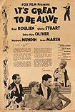 It's Great to Be Alive (1933) Poster