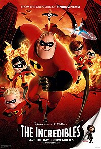 Incredibles, The (2004) Movie Poster