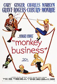 Monkey Business (1952) Movie Poster